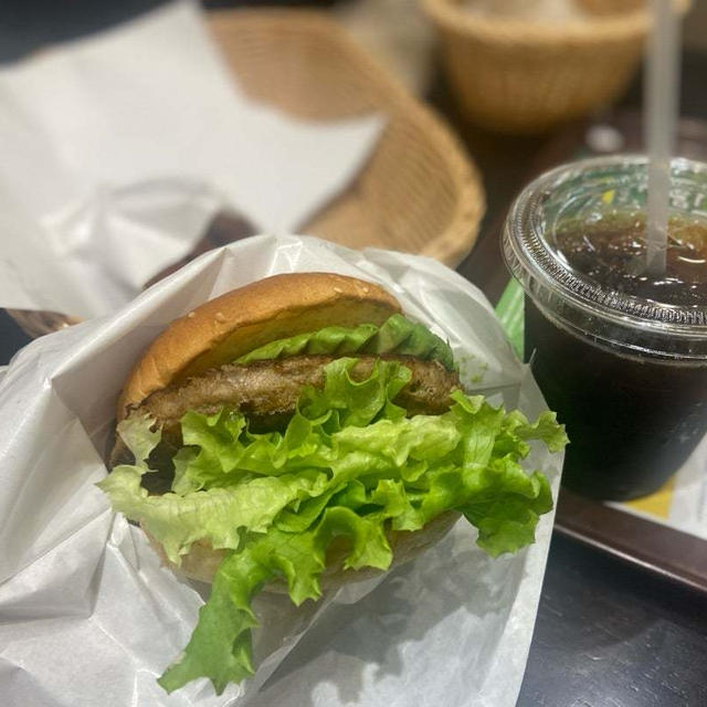 久々にハンバーガー♡と、色々雑談と。
