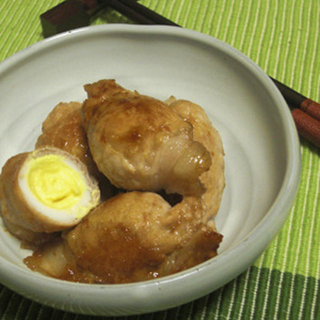 豚肉巻き卵の生姜焼き