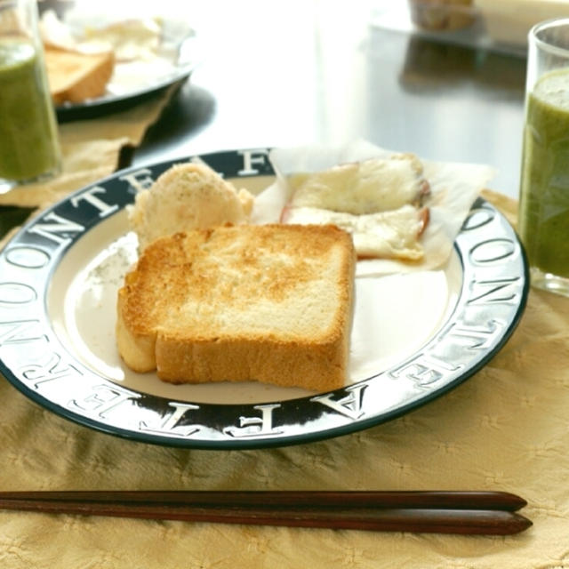 今日の朝ごはん☆ふんわり食パン【レシピ付】