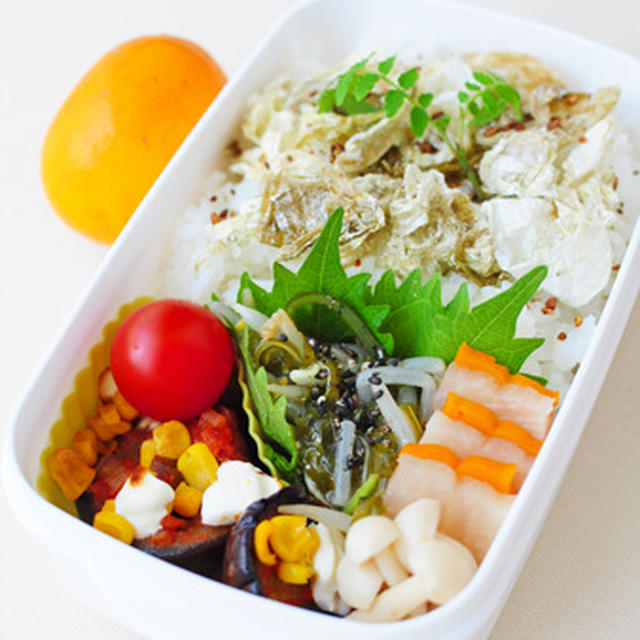 ５月２３日　木曜日　昆布だらけ弁当