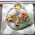 朝ごはん！ゴマ醤油バターの根菜オープンサンド＆トマトとキウイのミントサラダ