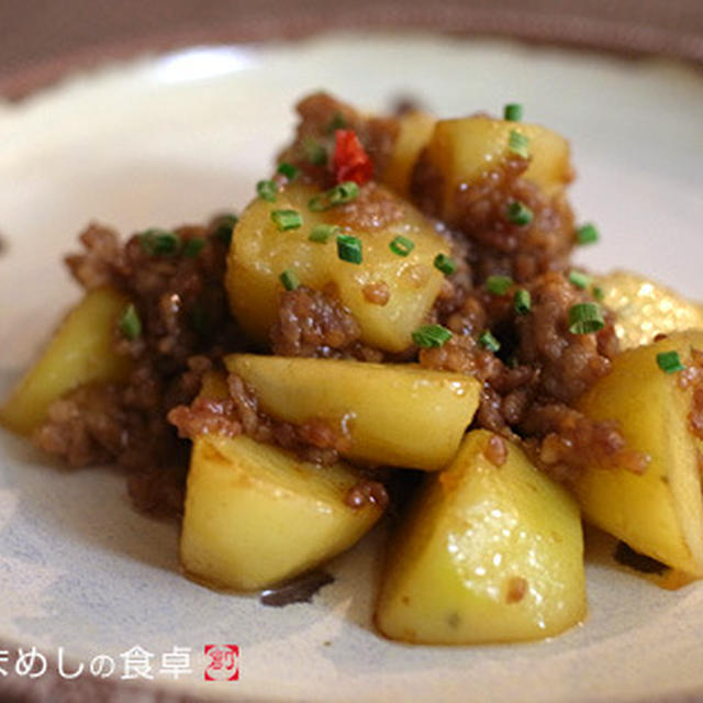 じゃがいものそぼろ煮
