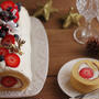 クリスマスケーキに♪イチゴのふわふわしっとりロールケーキ