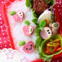 りんごいっぱいのりんごちゃん弁当