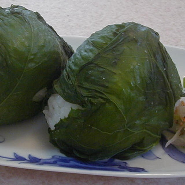 蕗の葉の塩漬け