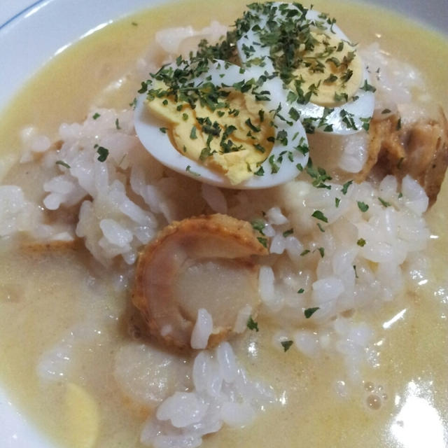 朝食☆ホタテのリゾット