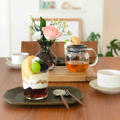 【レシピ】簡単、桃とアールグレイのパフェ