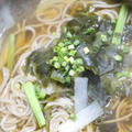 10月20日　　わかめ蕎麦