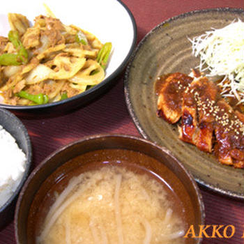 レンコンとツナのカレー炒め