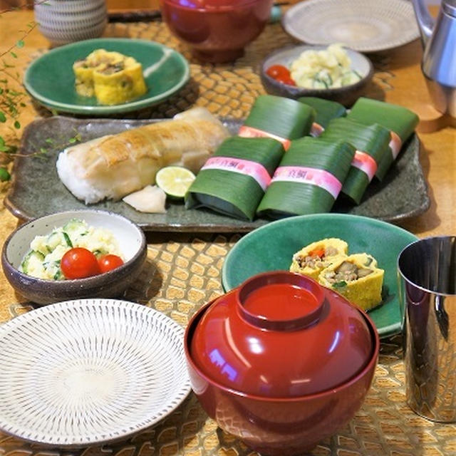 出張土産で晩ごはん