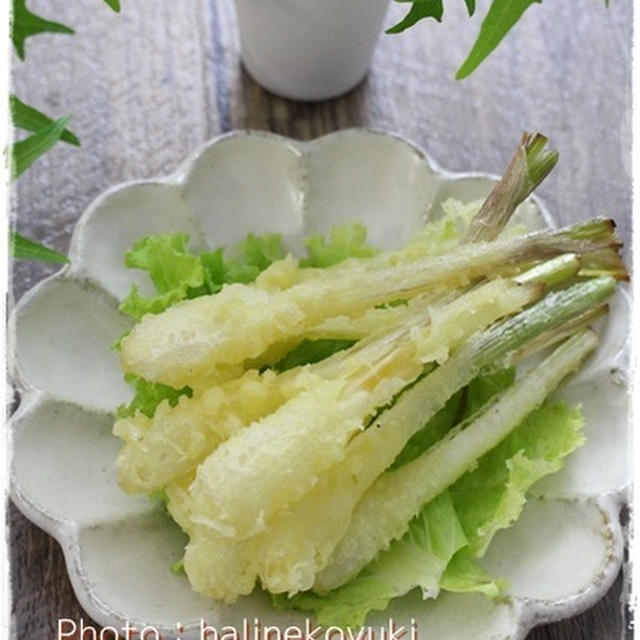 島らっきょうの天ぷら｜産直！toriii（トリー）｜そらの菜園さんのお野菜で美味しい食卓