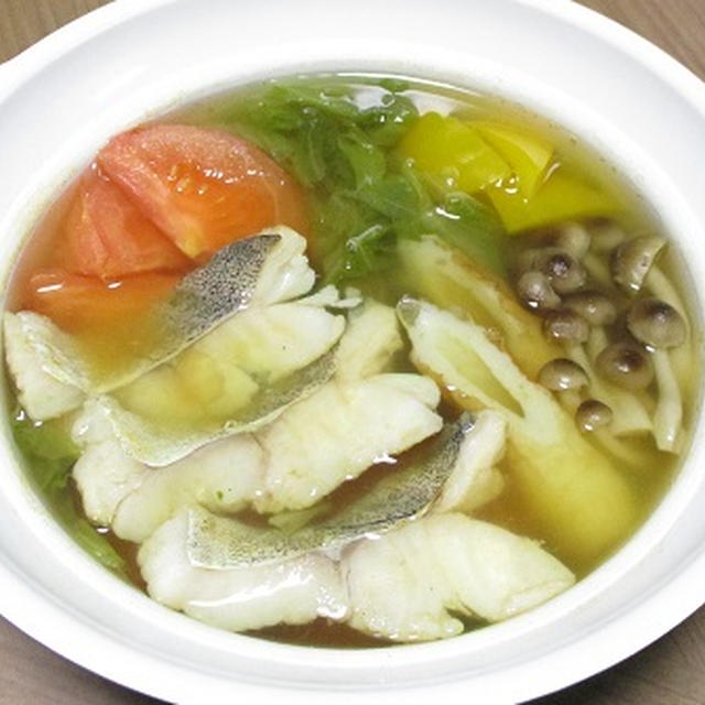 鱈のカレー風味スープ鍋