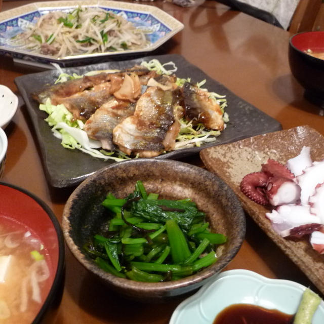 さんまの蒲焼夕食