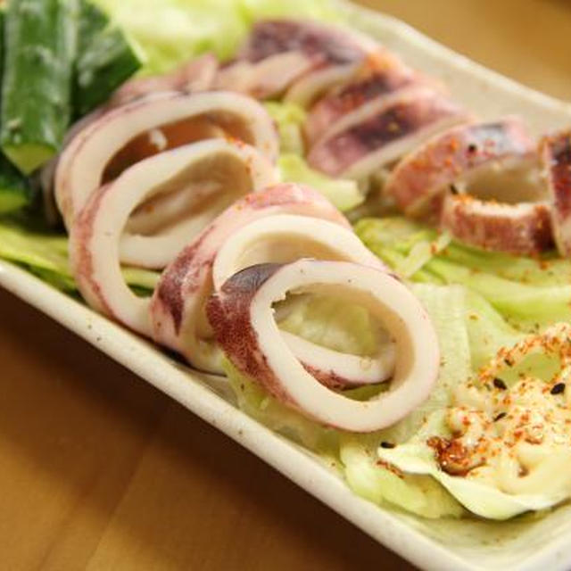 イカの七味醤油マヨ
