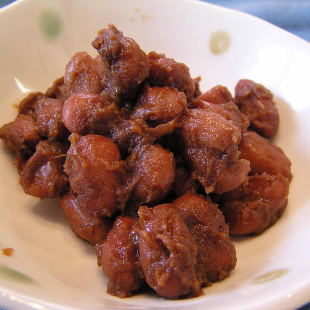 金時豆の甘味噌煮