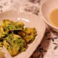 焙煎ごま＆きざみ生姜ドレッシングで食べる「春のピカタ」
