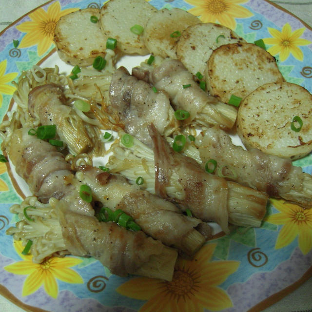 えのきの豚肉巻き