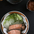 蒸し鮭　
