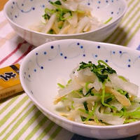 大根といかくんのしょうが和え～スパイス大使