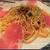 食べラー生ハムパスタ☆ゴーヤナムル
