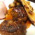 豚ハンバーグのしょうが焼き