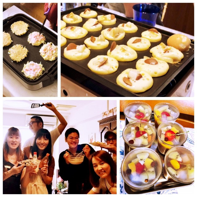 『お好み焼き＆たこ焼きパーティー』♪ Okonomiyaki & Takoyaki Party