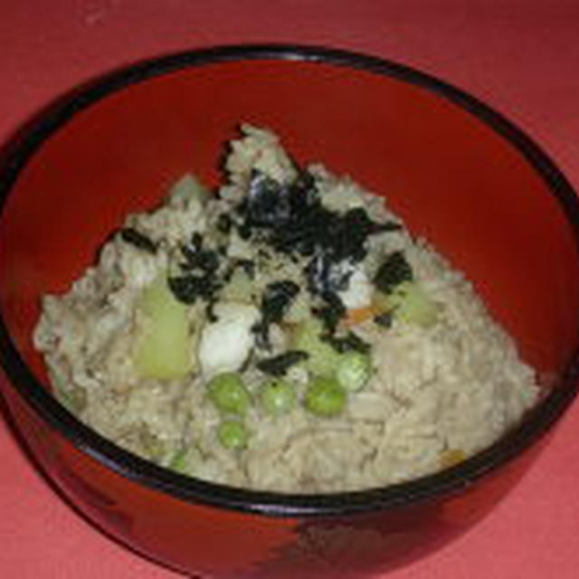 炊き込みご飯で簡単に・・・・