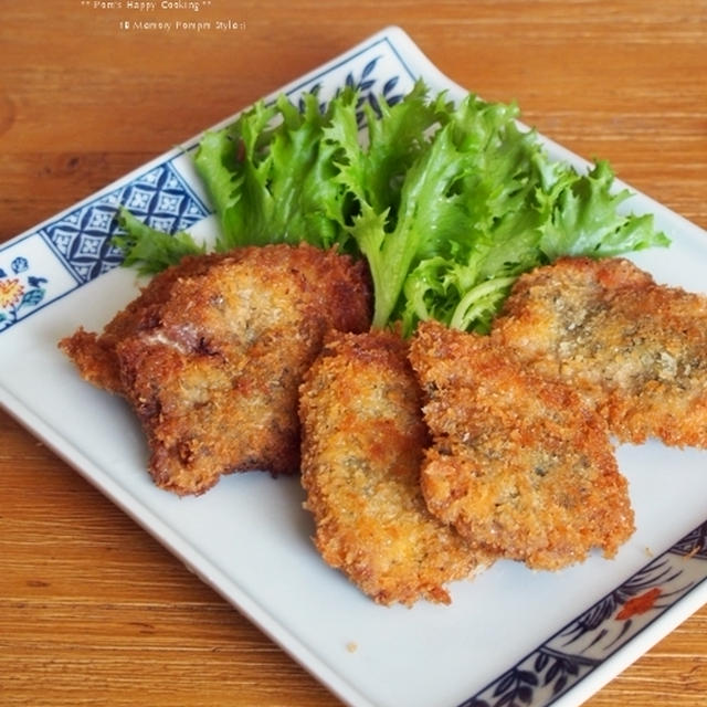 豚ヒレ肉 の ハーブチーズカツ。