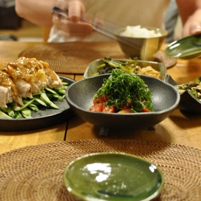 棒棒鶏風な晩ごはん