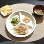 取り分けレシピ【幼児食】きのこの炊き込みご飯&煮浸し&唐揚げ