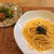 高カロリー、高コレステロールのウニパスタ