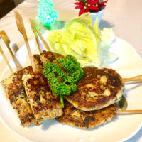 ハンブレで簡単！鶏つくね。