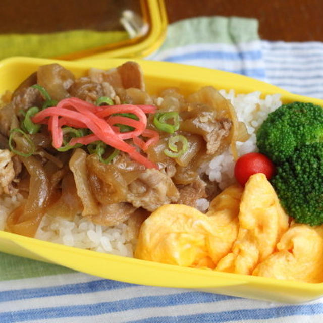 手抜きでもあり おかずが好評な豚丼弁当