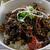 きくらげだけのビビンバ丼