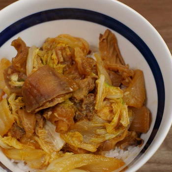 みかん亭、2025年のゴールデンウィーク承前➖️メンブレンと白菜のみそ煮……どんw。