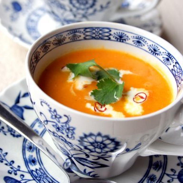 Cumin Butternut Squash Soupクミン風味ひょうたんかぼちゃスープ