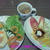 Good－morning Kyonの野菜でスマイルトースト＆プリンアラモード～＆野菜盛り～編じゃ
