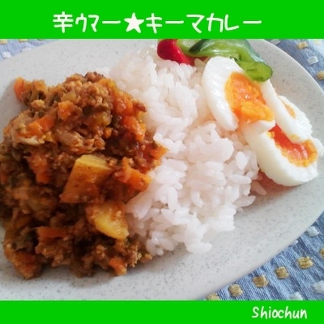 辛ｳﾏｰ★本格的なキーマカレーを手軽に！！