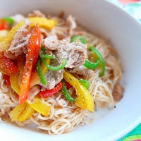 クミンのそうめんチャンプル♪