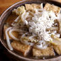 白菜と厚揚げの煮込みうどん