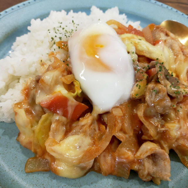 ギリギリに作った朝ごはんとやっつけ鍋で晩ごはん