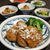 豚ヒレ肉の黒酢あんとチンゲン菜のおひたし