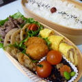 2月23日　牛肉と野菜のオイソース炒め弁当 by カオリさん