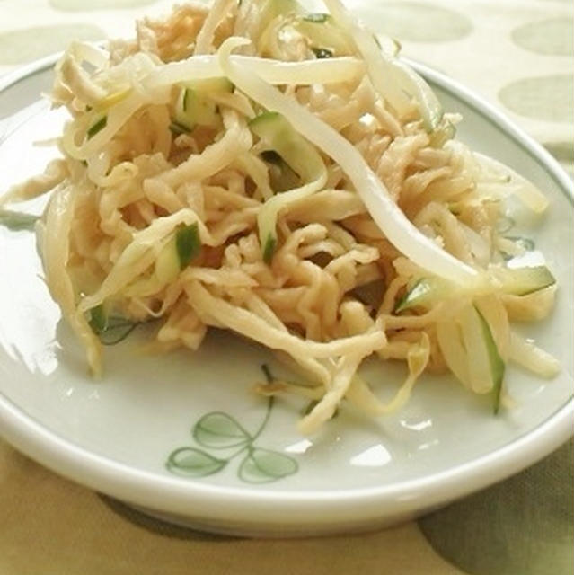 作り置き✿もやしと切干でカレー風味の甘酢和え