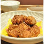 【醤油麹唐揚げ、小松菜の白和えなど】