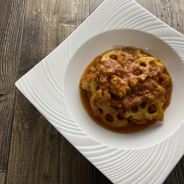 鶏むね肉とれんこんのスパイスカレー