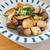 なすと鶏肉と椎茸の酒粕醤油炒め