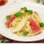 桃と生ハムの冷たいパスタ＊レシピ♪