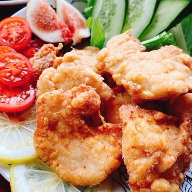 鶏胸肉の生姜たっぷり唐揚げ(動画レシピ)/Fried chicken with Ginger.