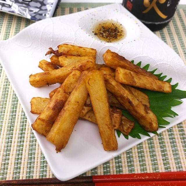 揚げるとホクホクの食感♪長芋の唐揚